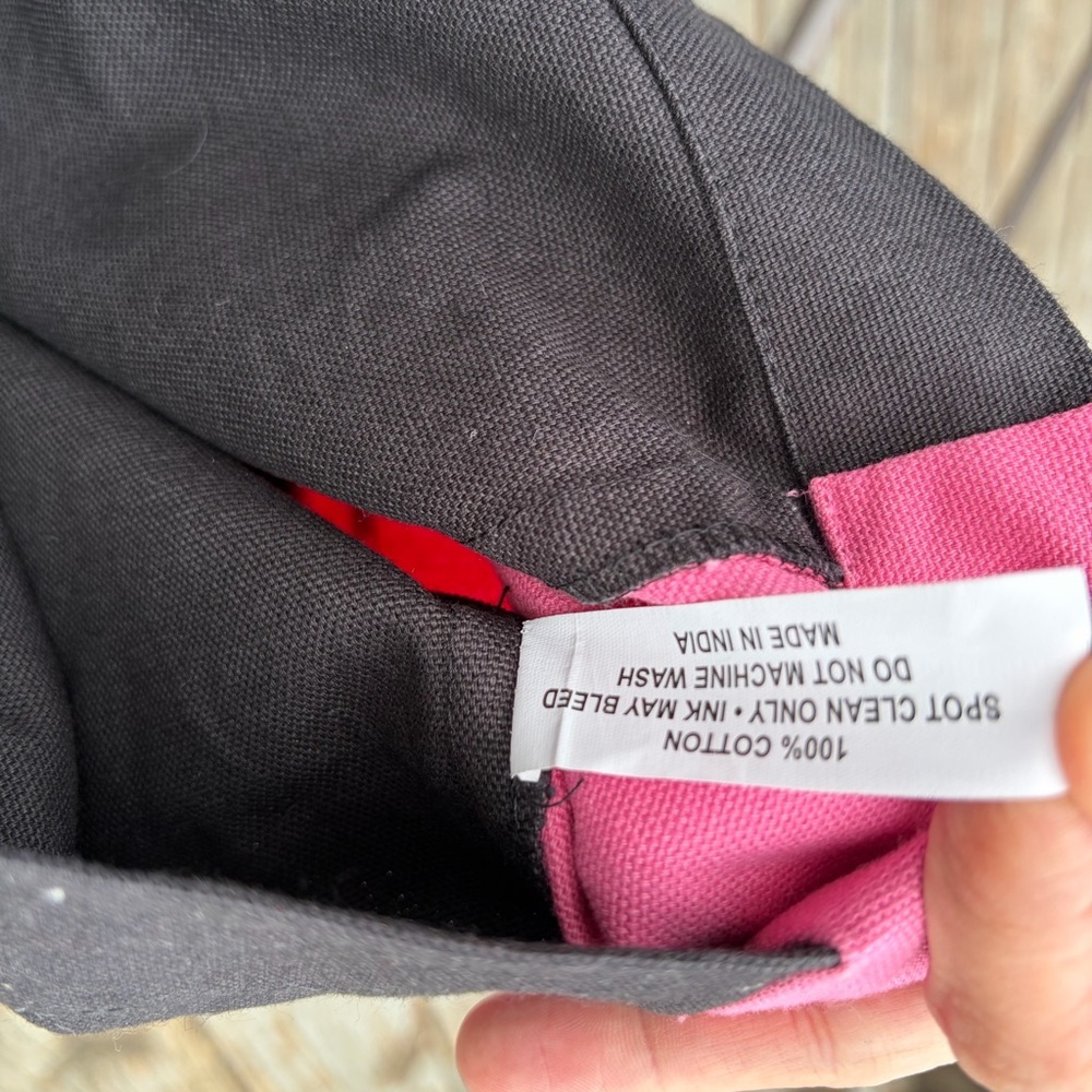 Polo by Ralph Lauren Big Pony Black Tote Pink Accents EST 2000 - Picture 6 of 9